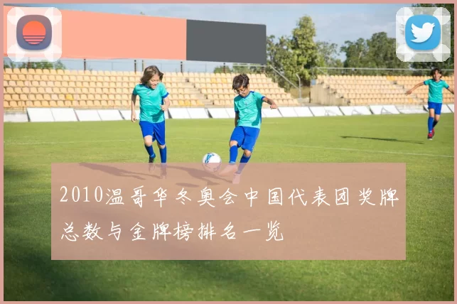 2010温哥华冬奥会中国代表团奖牌总数与金牌榜排名一览